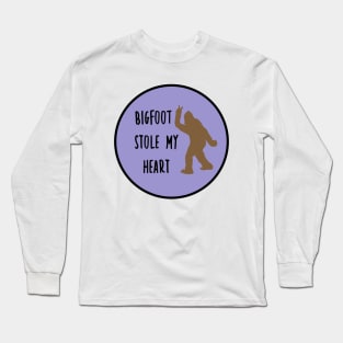 Bigfoot Stole My Pancreas Purple Long Sleeve T-Shirt